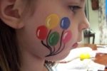 face painting balloon